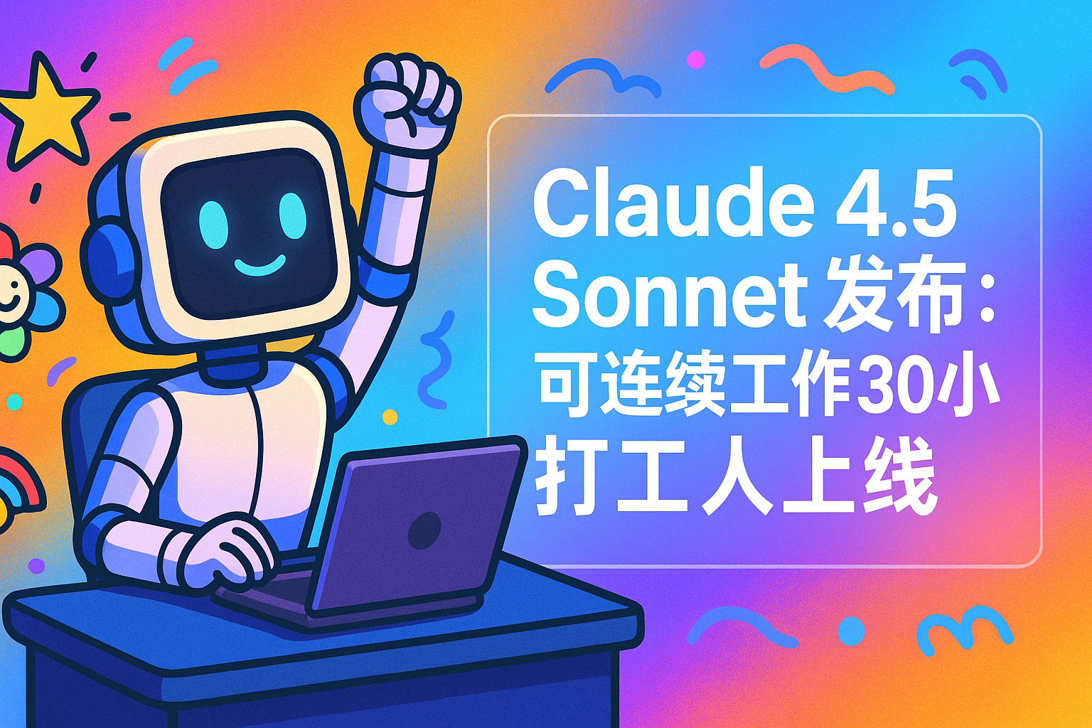 Claude 4.5 Sonnet发布：可连续工作30小时打工人上线