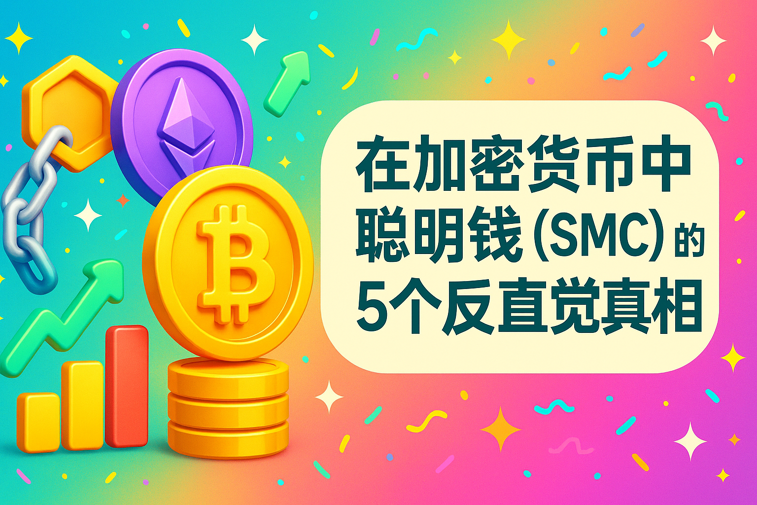 在加密货币中聪明钱(SMC)的5个反直觉真相 在加密货币中聪明钱(SMC)的5个反直觉真相
