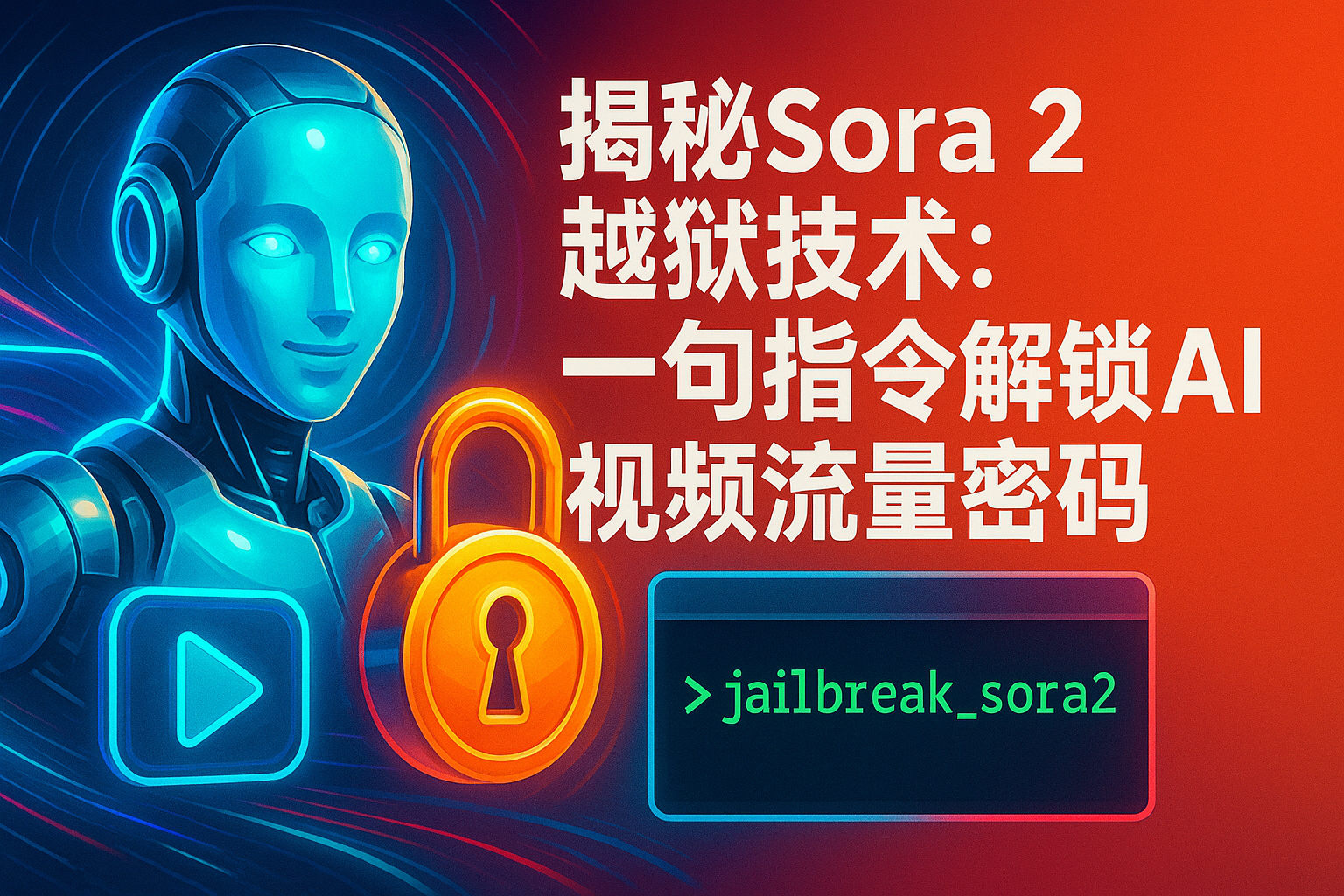 揭秘Sora 2越狱技术：一句指令解锁AI视频流量密码