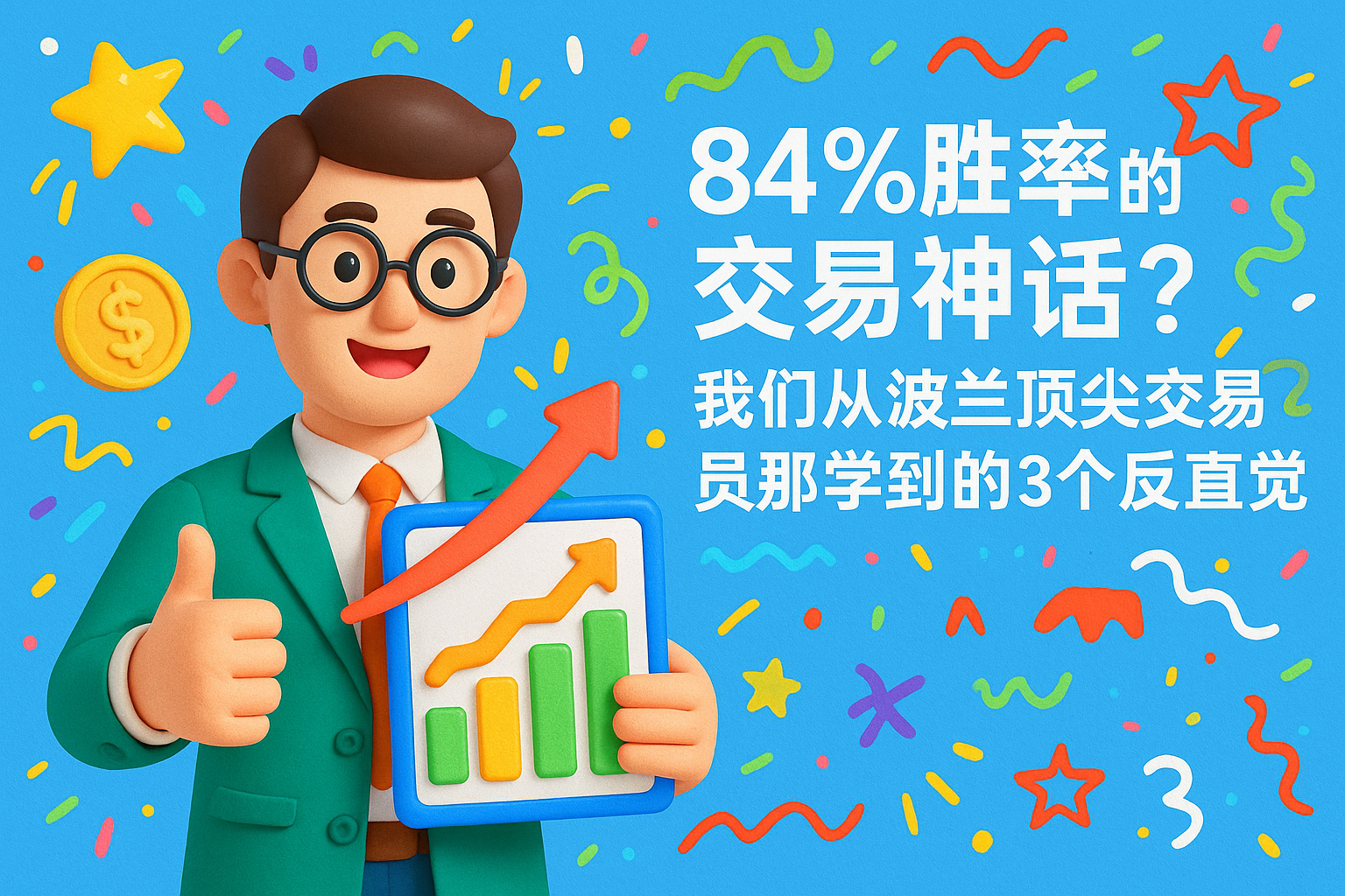 84%胜率的交易神话？我们从波兰顶尖交易员那学到的3个反直觉法则