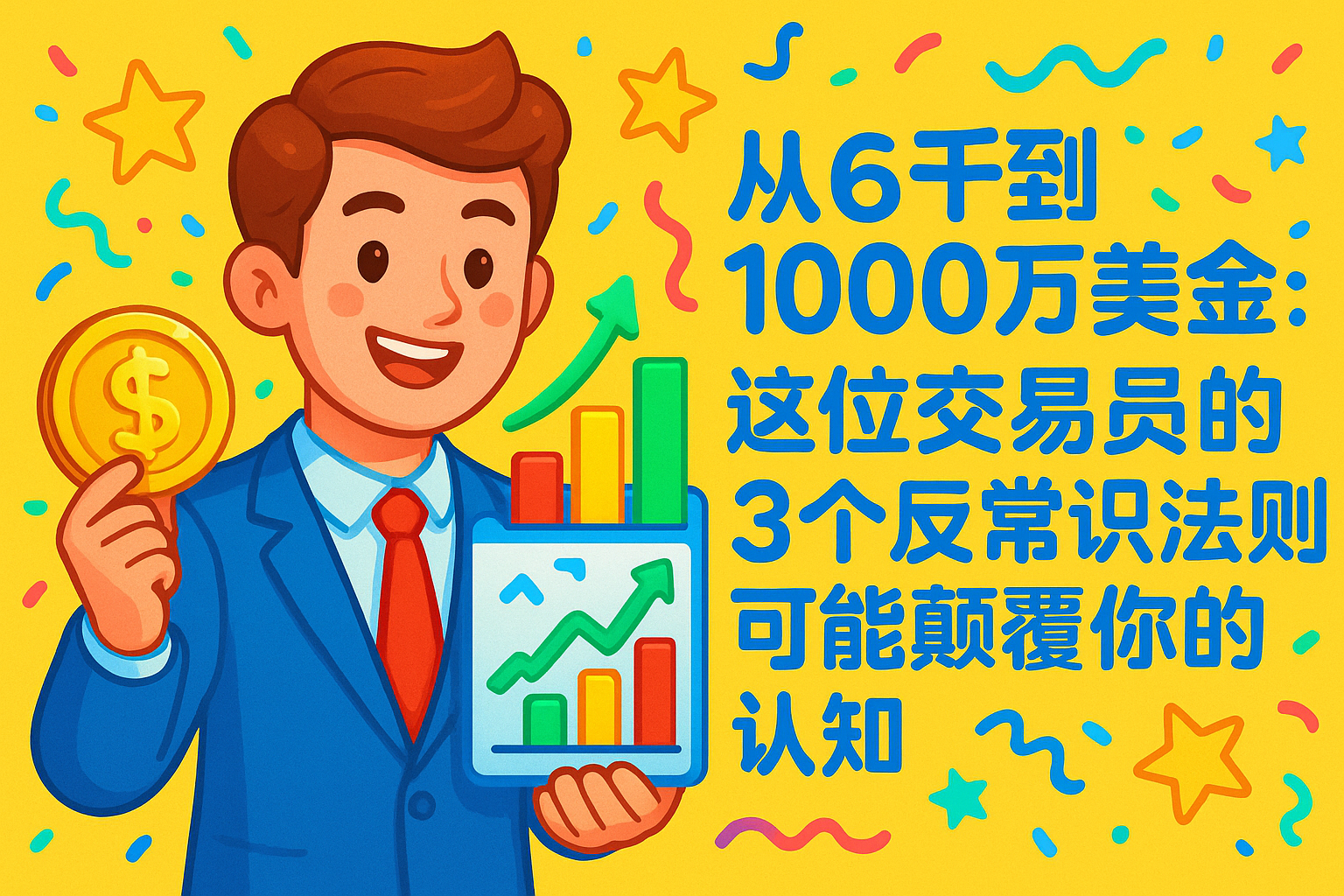 从6千到1000万美金：这位交易员的3个反常识法则，可能颠覆你的认知
