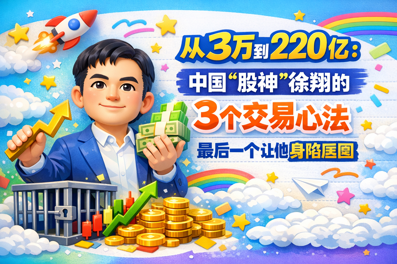 从3万到220亿：中国“股神”徐翔的3个交易心法，最后一个让他身陷囹圄
