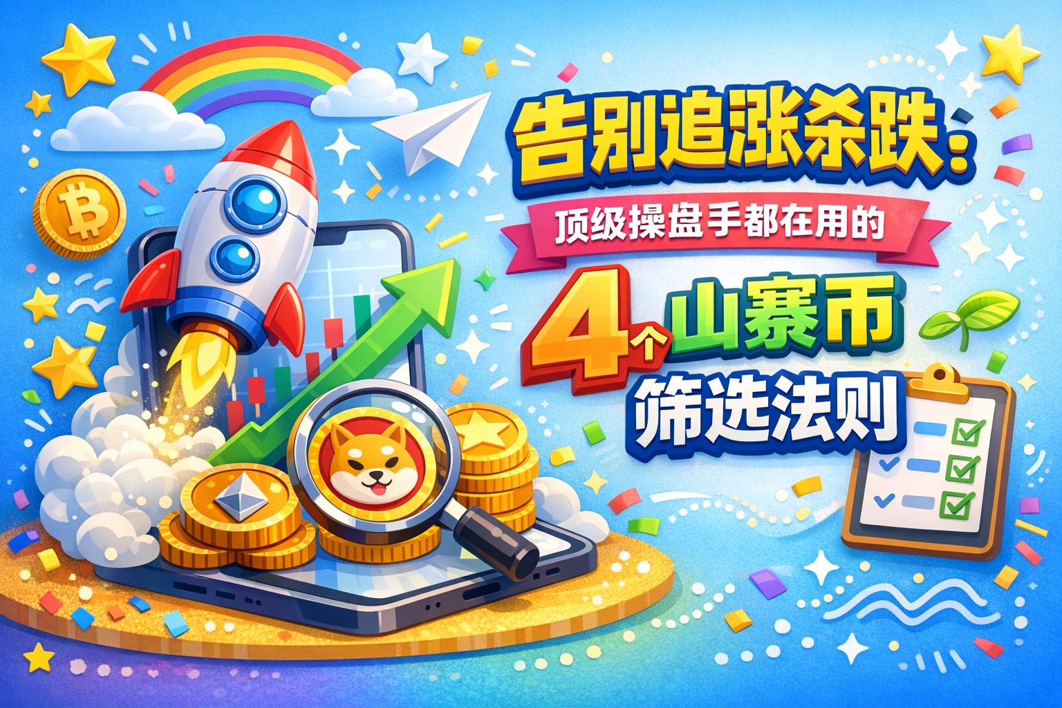 告别追涨杀跌：顶级操盘手都在用的4个山寨币筛选法则