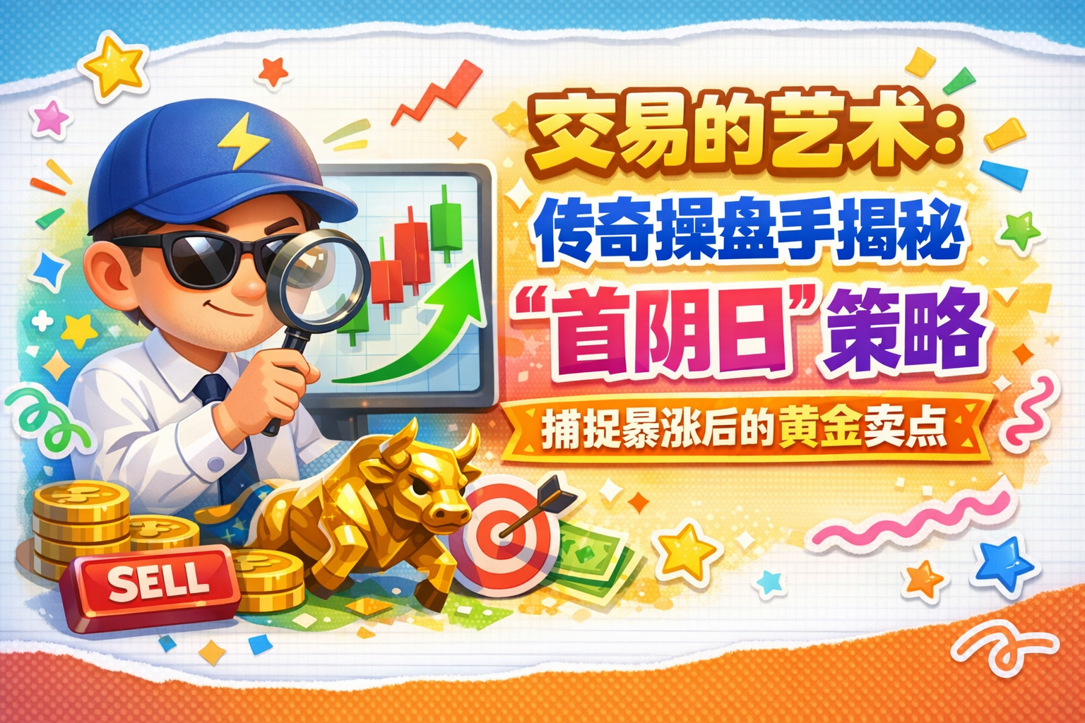 交易的艺术：传奇操盘手揭秘“首阴日”策略，捕捉暴涨后的黄金卖点