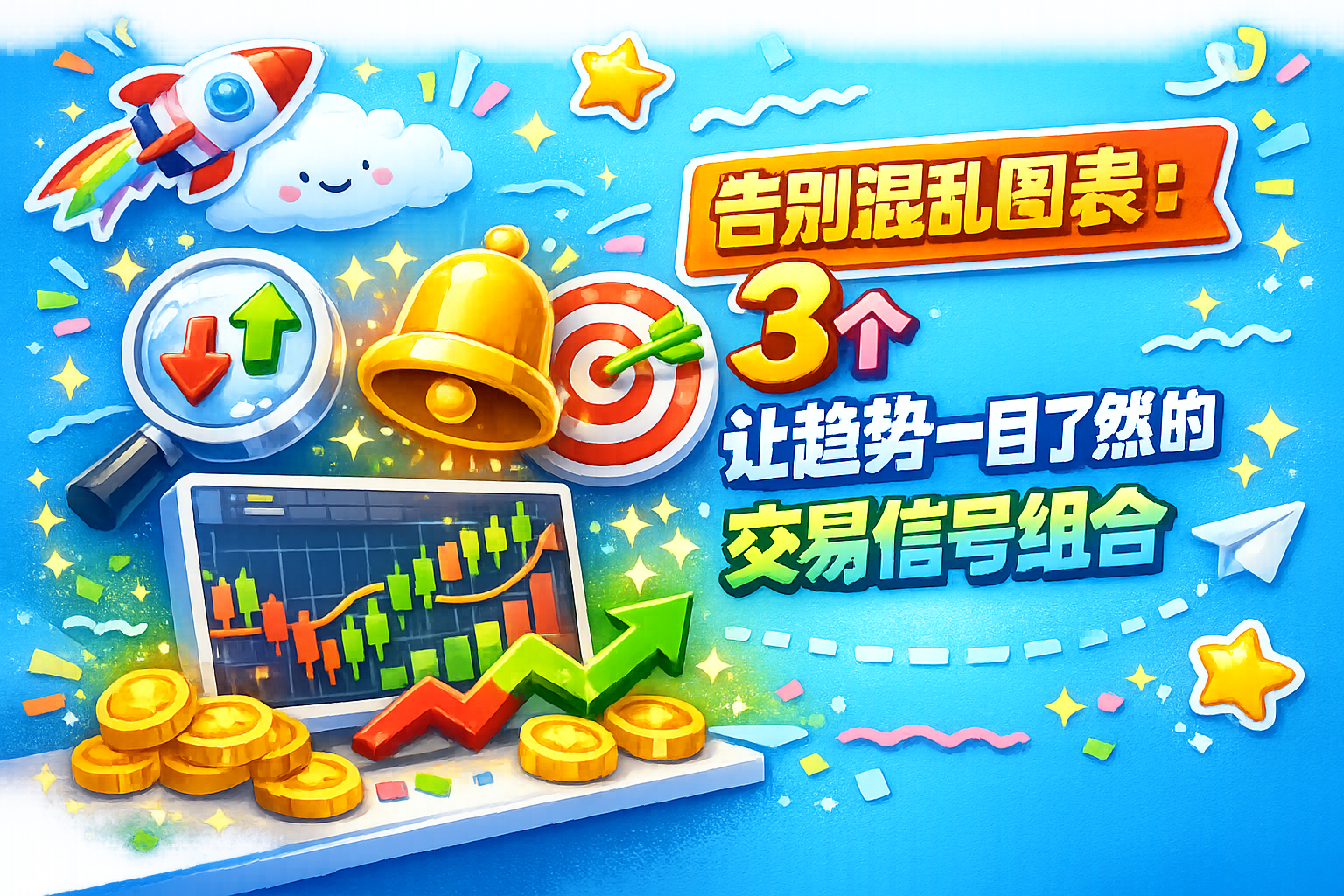 告别混乱图表：3个让趋势一目了然的交易信号组合