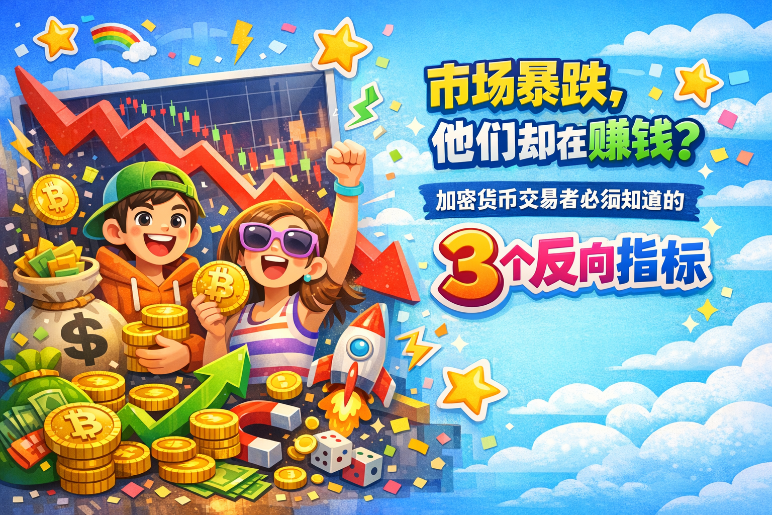 市场暴跌，他们却在赚钱？加密货币交易者必须知道的3个反向指标