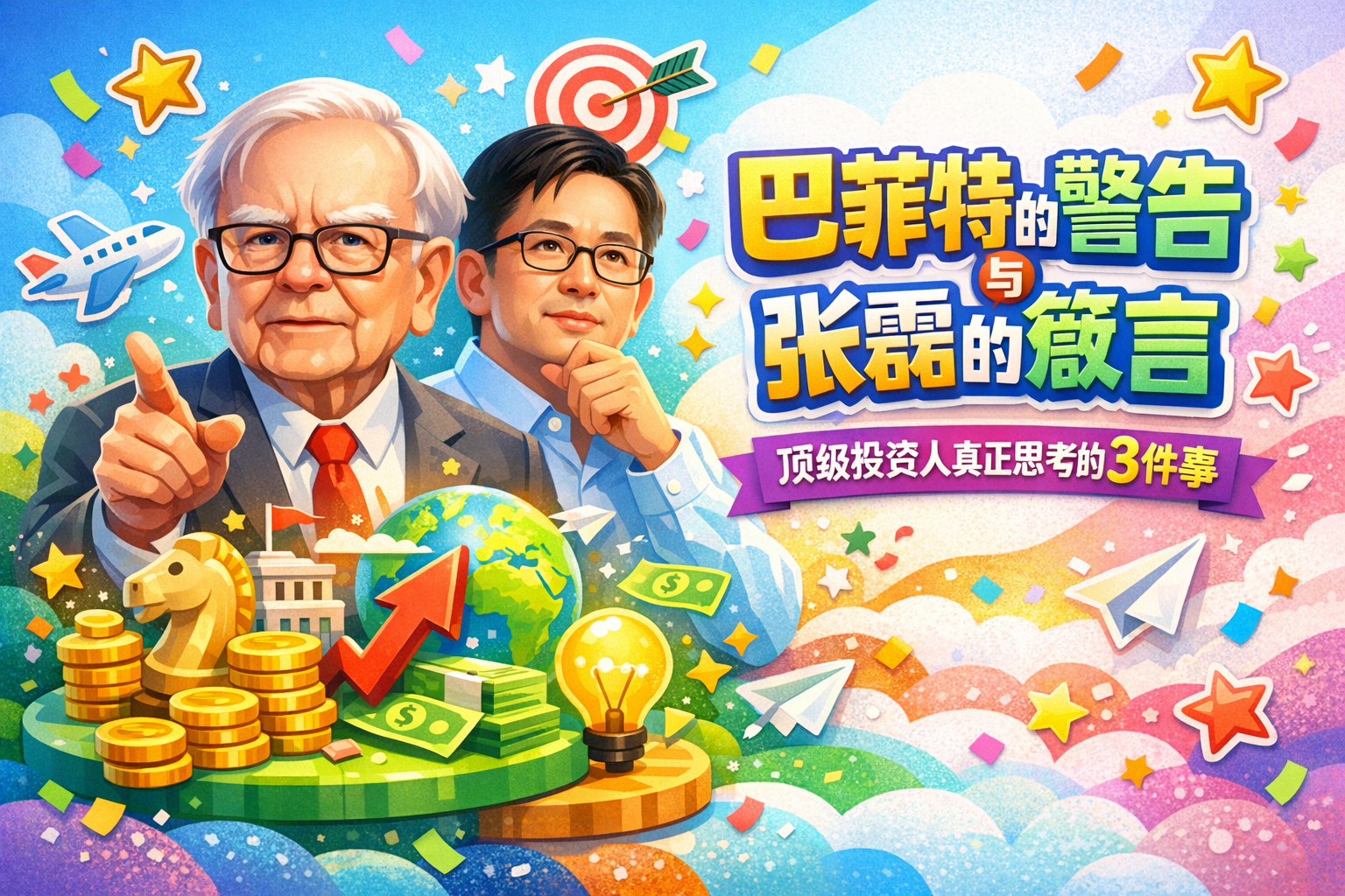 巴菲特的警告与张磊的箴言:顶级投资人真正思考的3件事 巴菲特的警告与张磊的箴言:顶级投资人真正思考的3件事