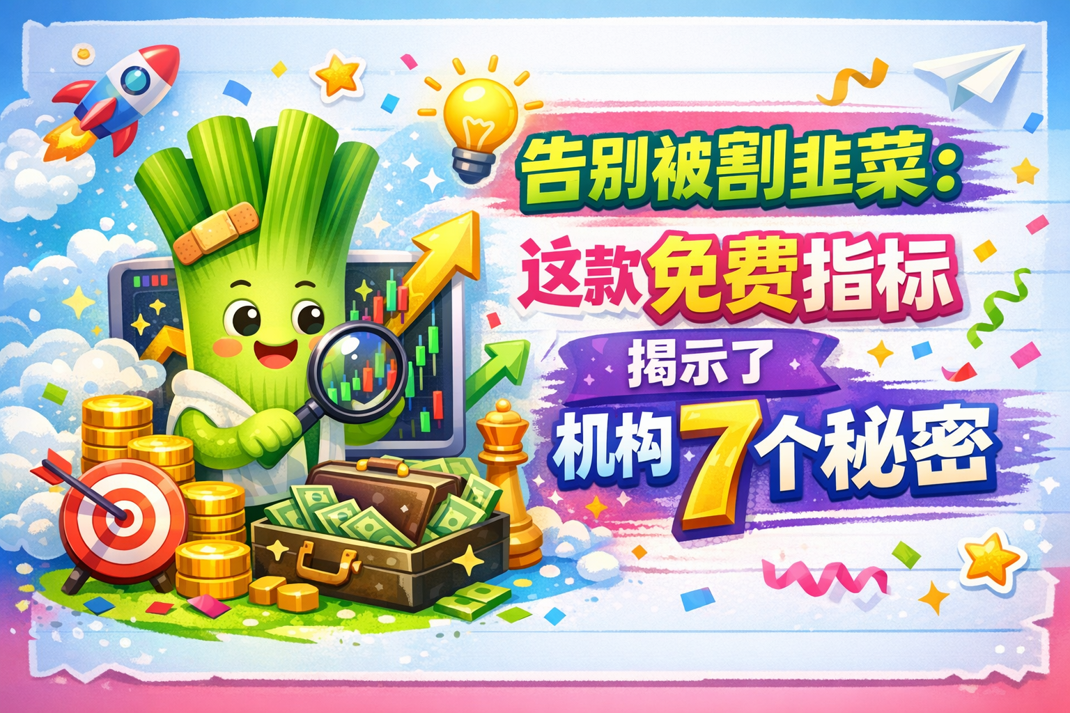 告别被割韭菜：这款免费指标揭示了机构操盘的7个秘密